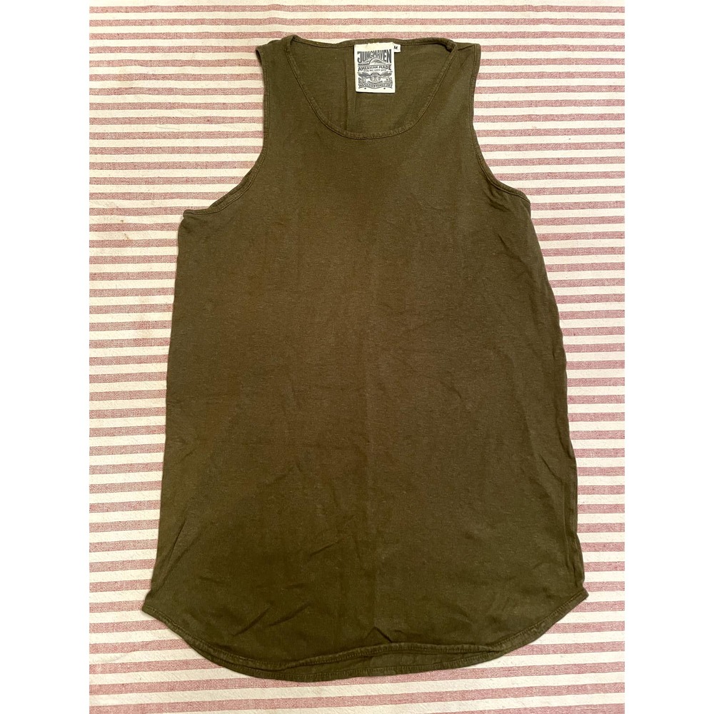 Jungmaven Men's Tank Top Green Medium
